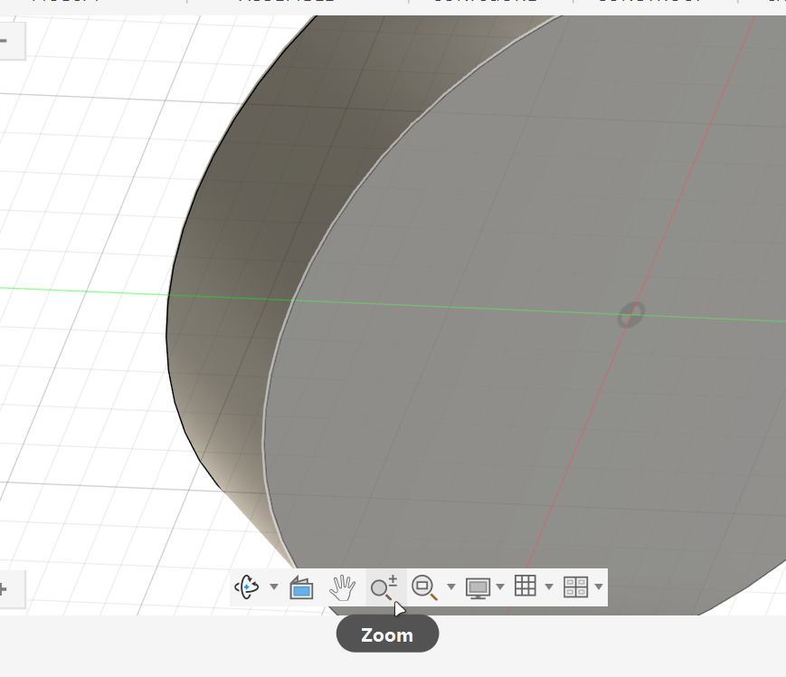 <p><strong>Zoom:</strong> Move closer to or farther from the model.</p>