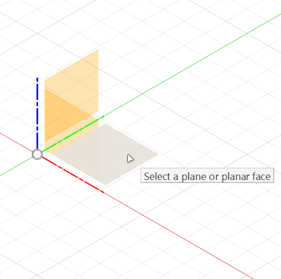 <p><strong>2.</strong> Select one of the main planes.</p>