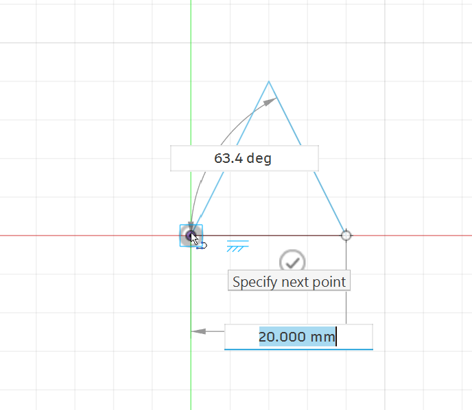 <p><strong>3.</strong> Return to the first point to close the shape.</p>