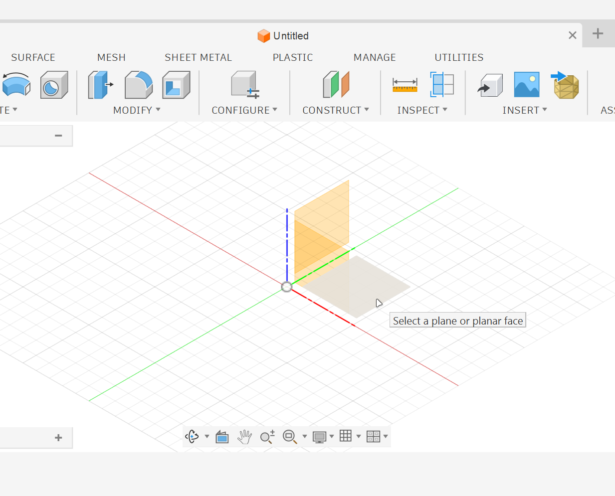 <p><strong>3.</strong> Start a <strong>new sketch</strong> on the top plane.</p>