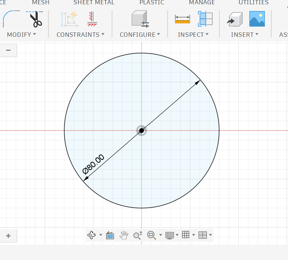 <p><strong>1.</strong> Draw the outer circle.</p>
