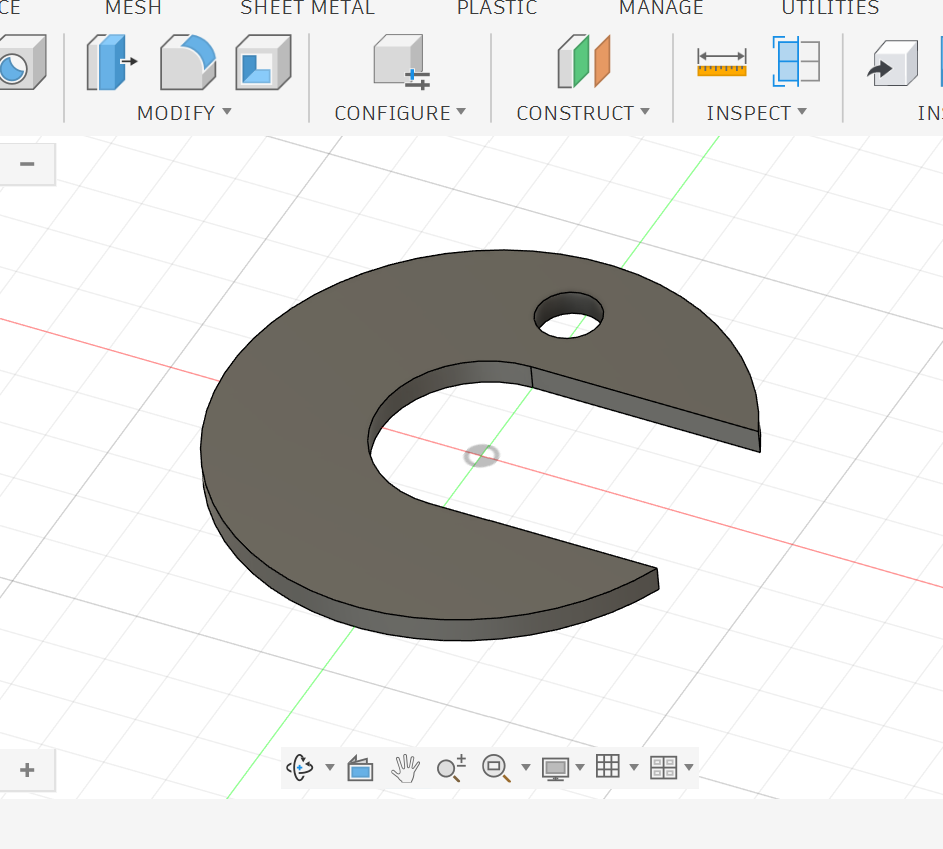 <p><strong>5.</strong> Extrude.</p>