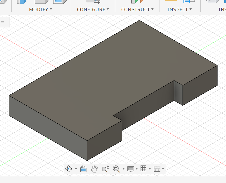 <p><strong>1.</strong> Create the base shape you want to mirror.</p>
