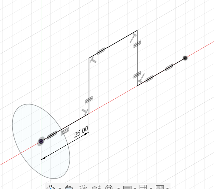 <p><strong>5.</strong> Draw the path. The path can have <strong>multiple</strong> connected segments.</p>