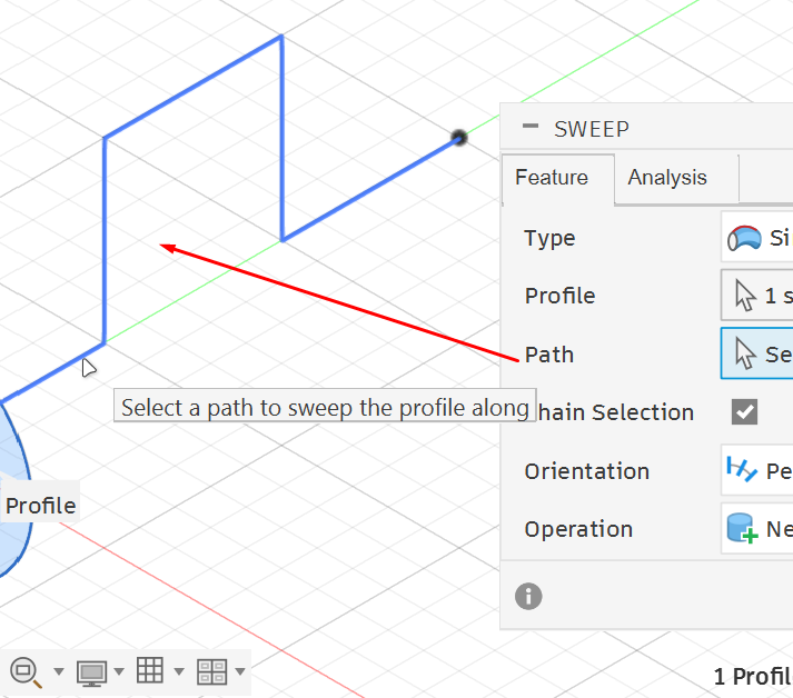 <p><strong>8.</strong> Select the <strong>Path</strong>.</p>