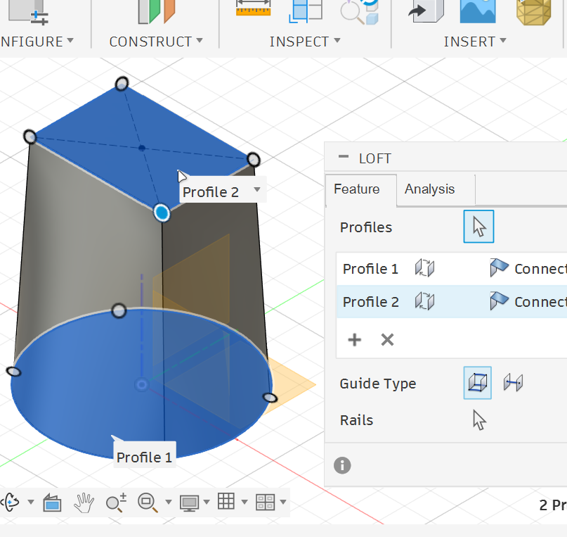 <p><strong>6.</strong> Select the second profile.</p>