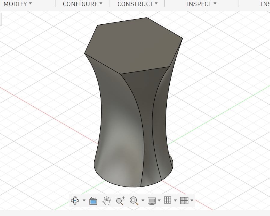 <p>Final lofted body created by smoothly blending the selected profiles.</p>