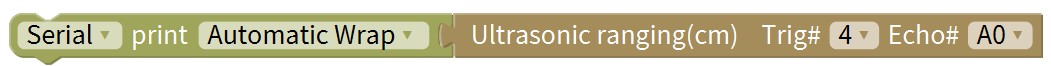 <p>Block-based Mixly program for ultrasonic sensor</p>