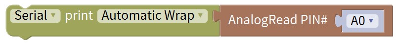 <p>Block-based Mixly program for sound sensor</p>