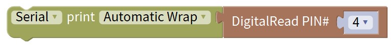 <p>Block-based Mixly program for flame sensor</p>