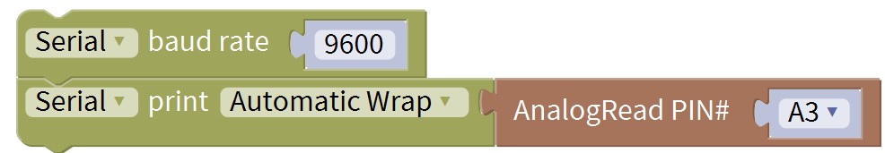 <p>Block-based Mixly program for LDR</p>