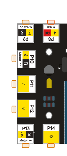 <p>Digital pins </p>